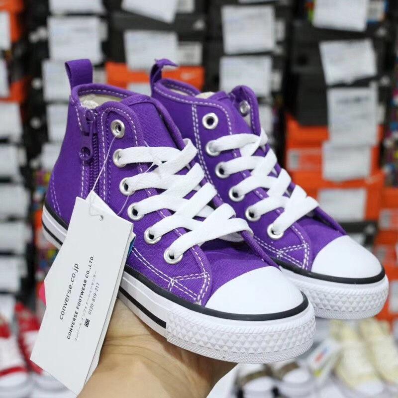 Classic Converse zipper high-top children_s canvas shoes children_s shoes 22-35-10a6c74f